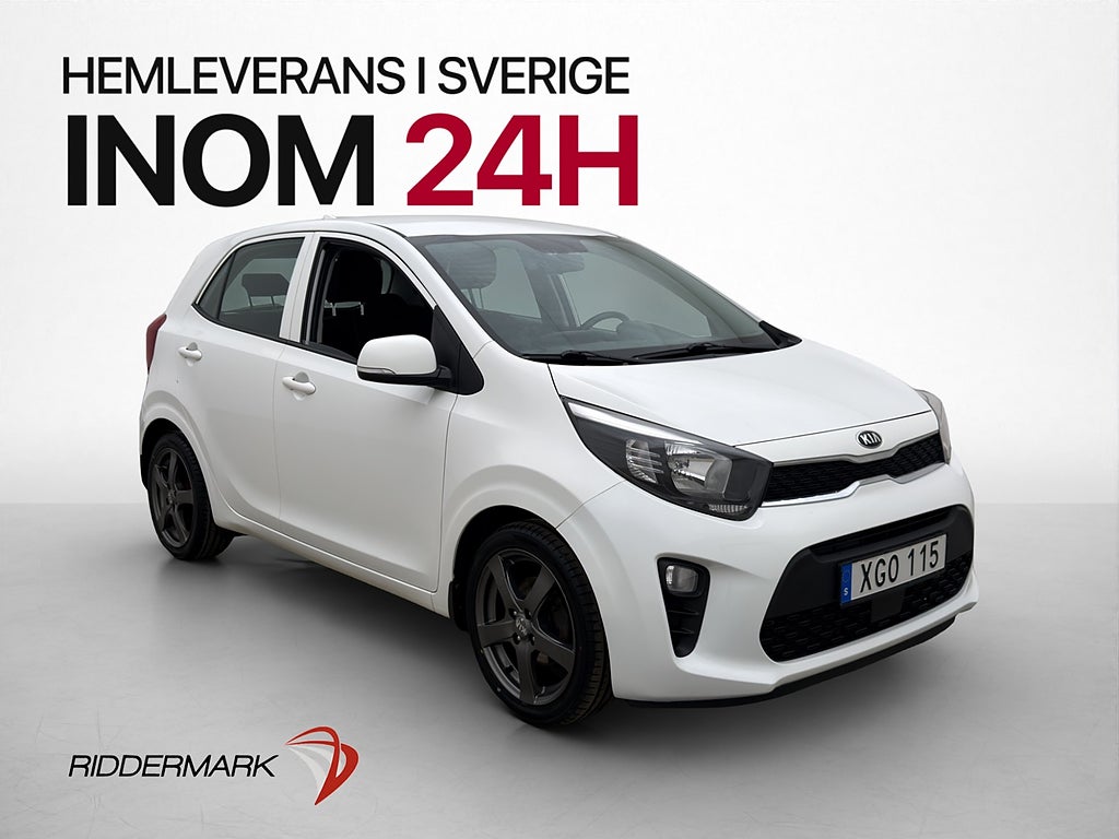 Kia Picanto 1.0 MPI 67hk GLS Kamera Rattvärme CarPlay