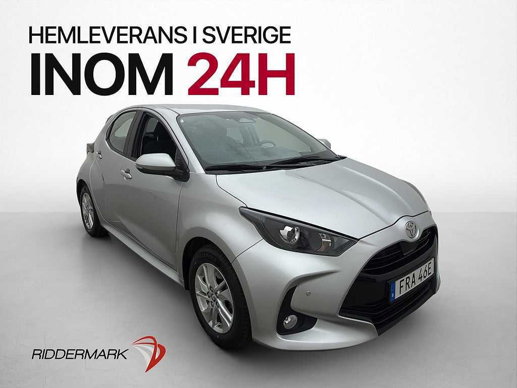 Toyota Yaris Hybrid 116hk Active Plus Kamera CarPlay MOMS