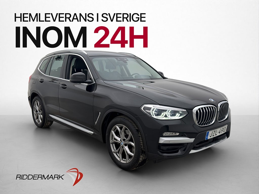 BMW X3 xDrive20d 190hk xLine Pano Cockpit HUD Skinn Kamera