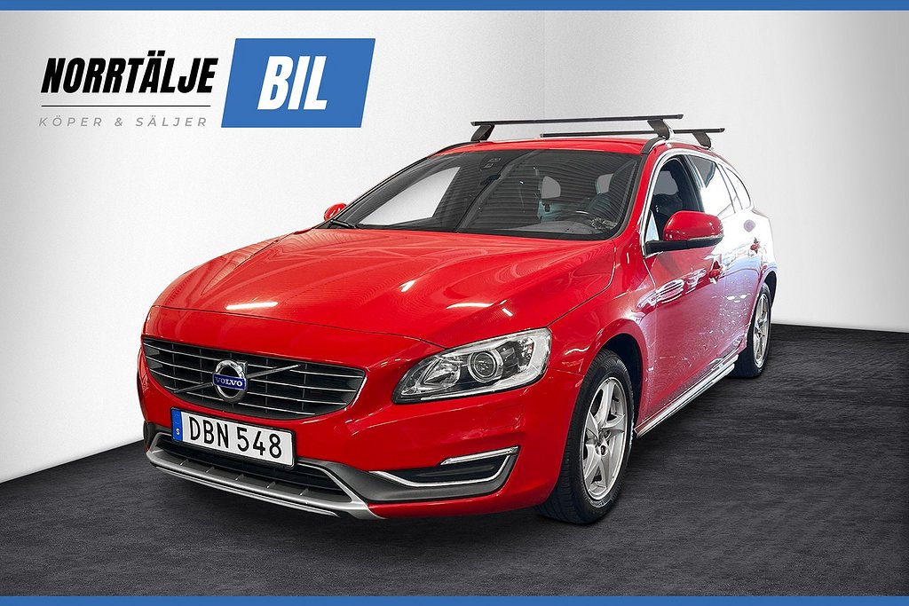 Volvo V60 T3 150 HK AUT MOMENTUM P-VÄRM PDC 9900 MIL 16"