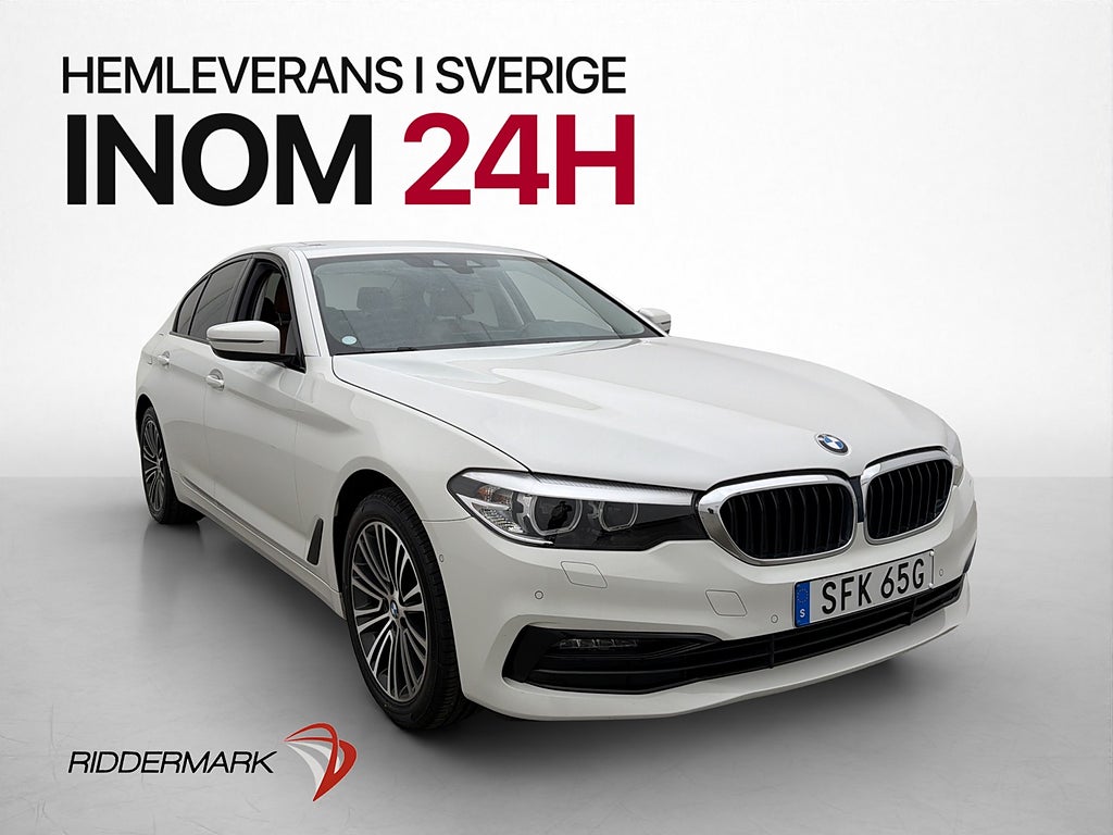 BMW 530e iPerformance Drag Skinn Ambient Navi Kamera P-Sens