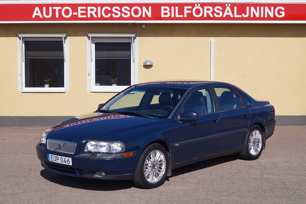 Volvo S80 T6 Automat Dragkrok Nybesiktigad Nyservad Låga mil