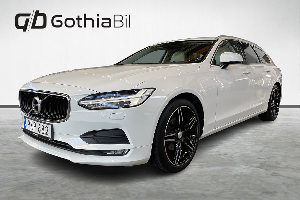 Volvo V90 D3 Aut Momentum Drag Värmare Adaptiv Läder VOC 2äg