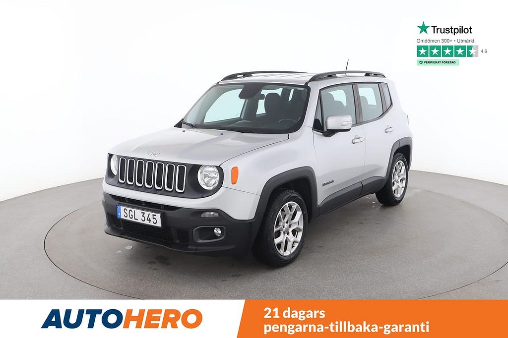 Jeep Renegade NYSERVAD, Dragkrok, Cruise-control, Rattvä...