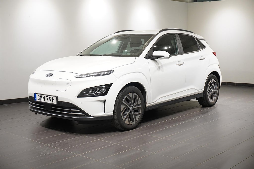 Hyundai Kona Electric 64 kWh Advanced Kamera Läder Krell