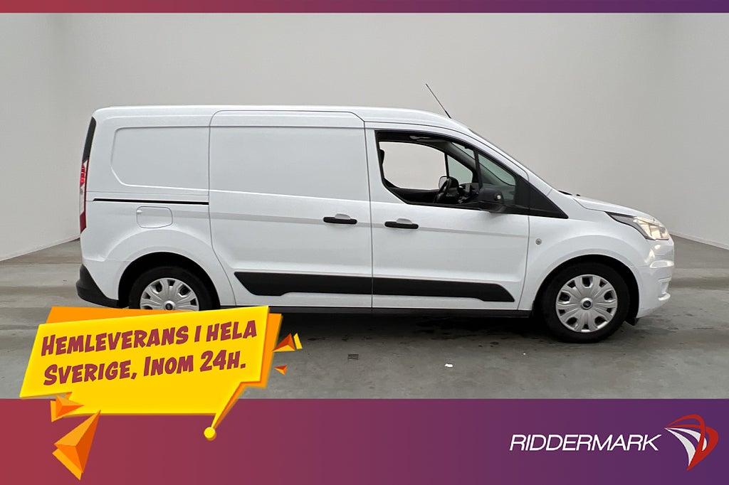 Ford Transit Connect LWB Värmare Drag B-Kamera 2xDörr MOMS