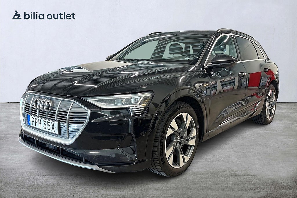 Audi E-Tron 55 quattro Nyservad B-kam Navi Drag MOMS
