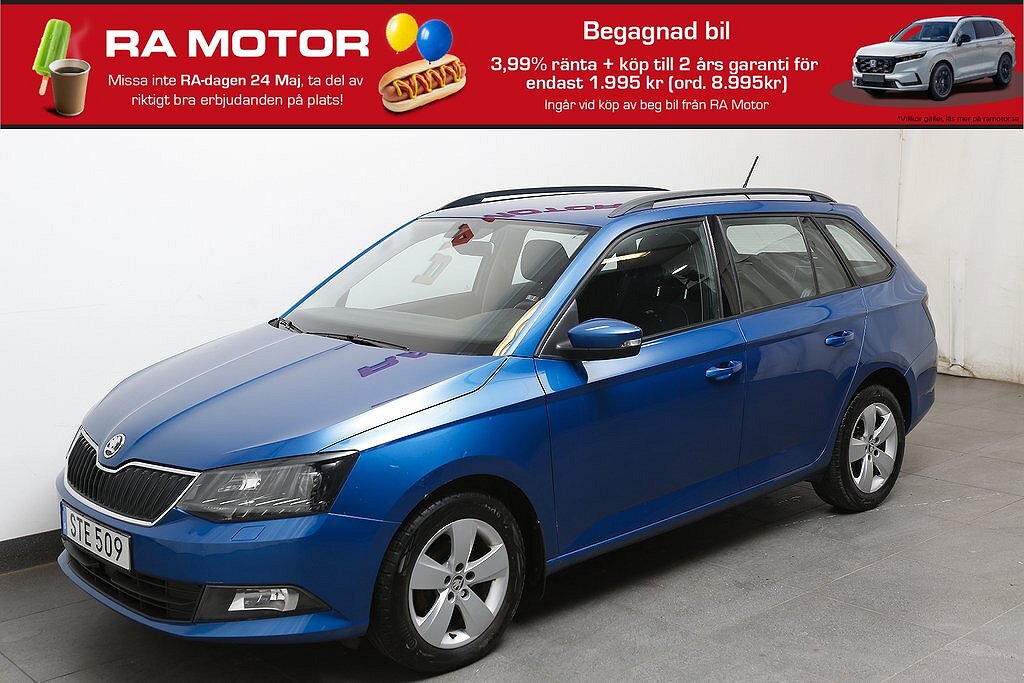 Skoda Fabia 1,2 TSI 90hk Style Combi Motorvärmare 2016