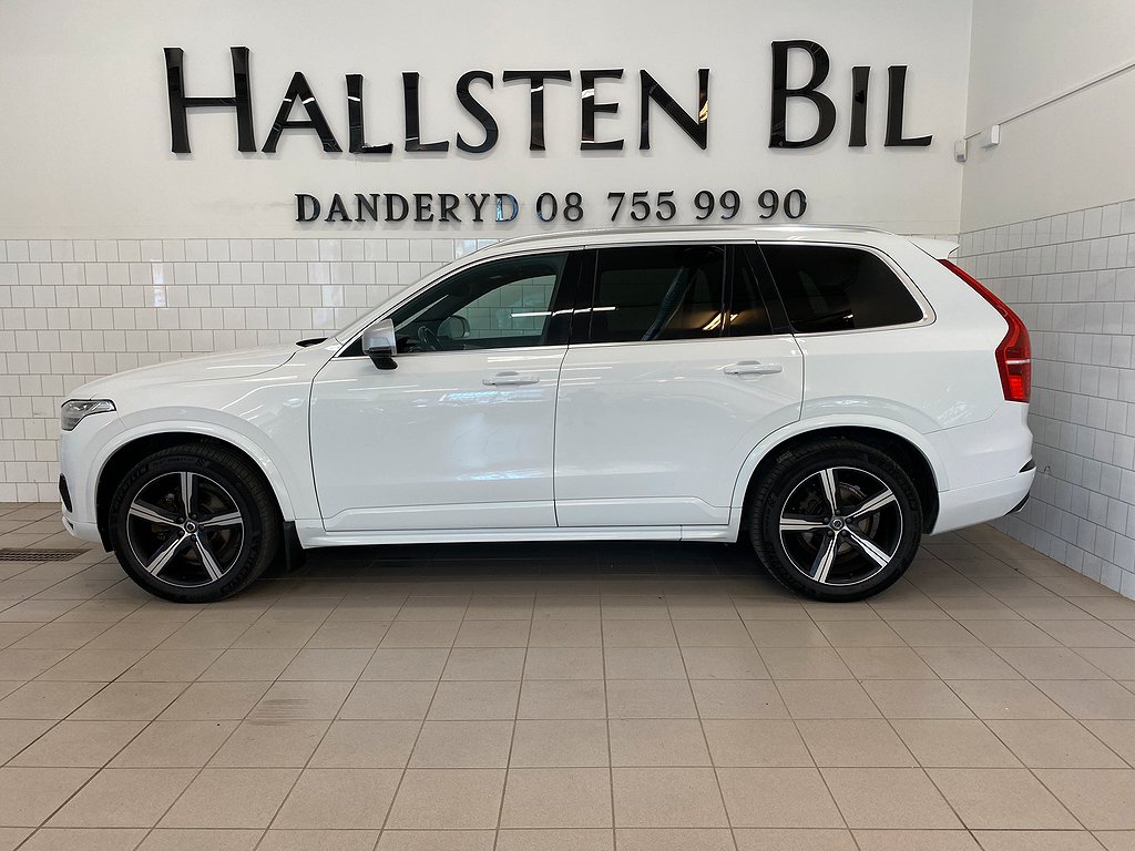 Volvo XC90 T6 AWD Aut R-Design Drag 7-Sits Svensksåld