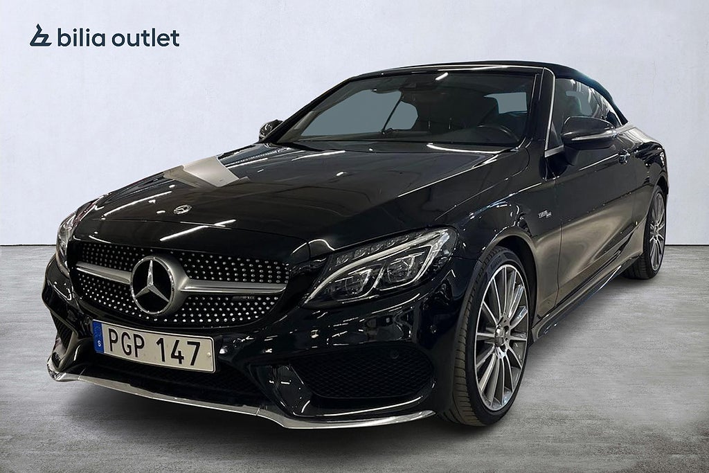 Mercedes-Benz C 250 Cabriolet AMG Line B-Kam / Navi / Burmester / Skinn