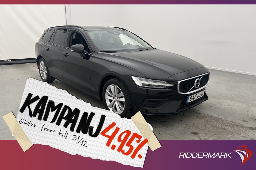 Volvo V60 D4 190hk AWD Momentum D-Värmare Kamera 4,95% Ränta