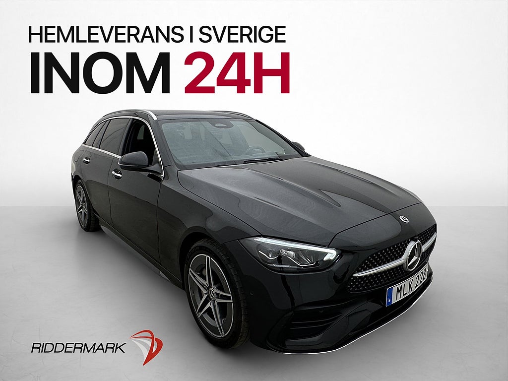 Mercedes-Benz C300 T e 313hk AMG Värm Pano HuD 360° Navi
