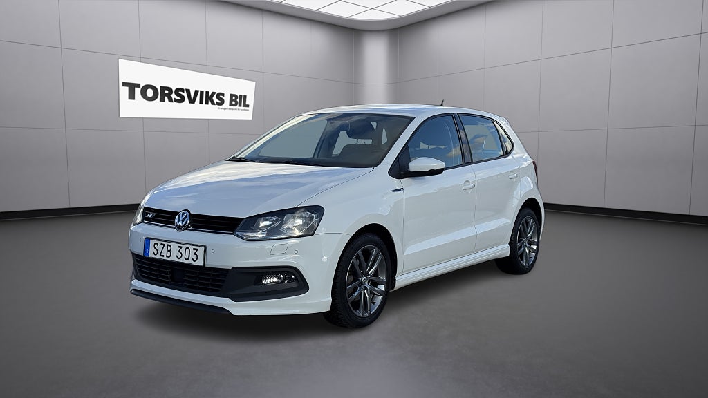 Volkswagen Polo 5-dörrar 1.2 TSI R-Line Base P-Sensorer Ny servad - miniatyr 2