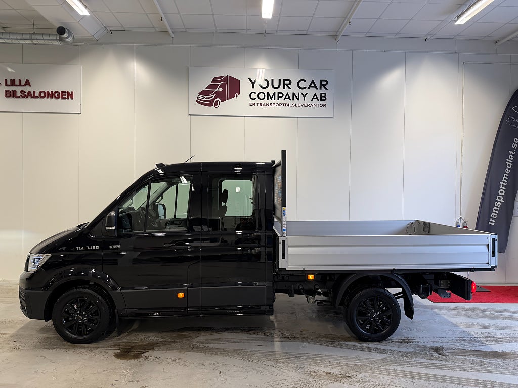 MAN TGE 3.180 4X4 Dubbelhytt 6-sits L3 Flak /599´+