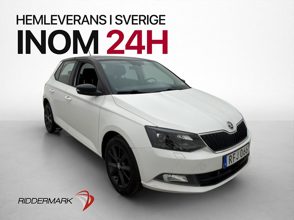Skoda Fabia 1.2 TSI 90hk 2 Brukare M&K-Värmare CarPlay