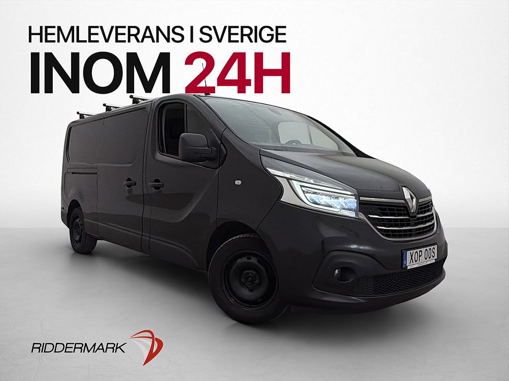 Renault trafic L2 170hk Värmare Drag Kamera LED 2xDörr Moms