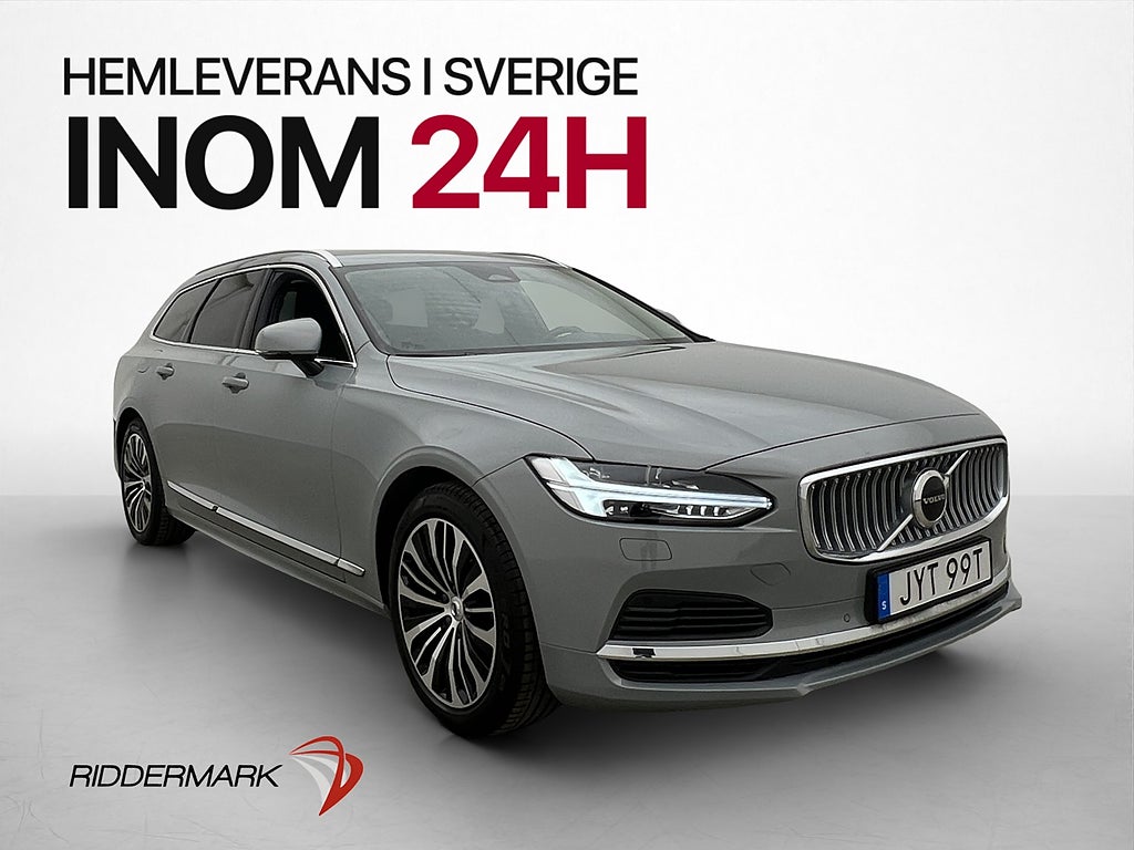 Volvo V90 Recharge T6 AWD 350hk Värmare Kamera Navigator