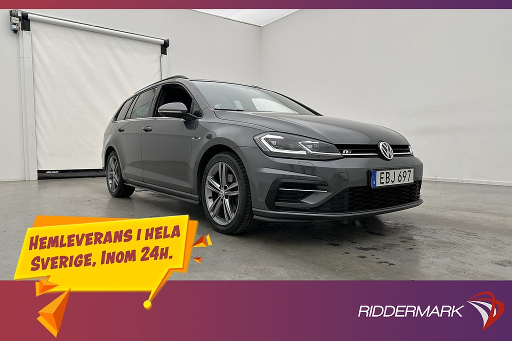 Volkswagen Golf Sportscombi 150hk R-Line Drag Kamera CarPlay