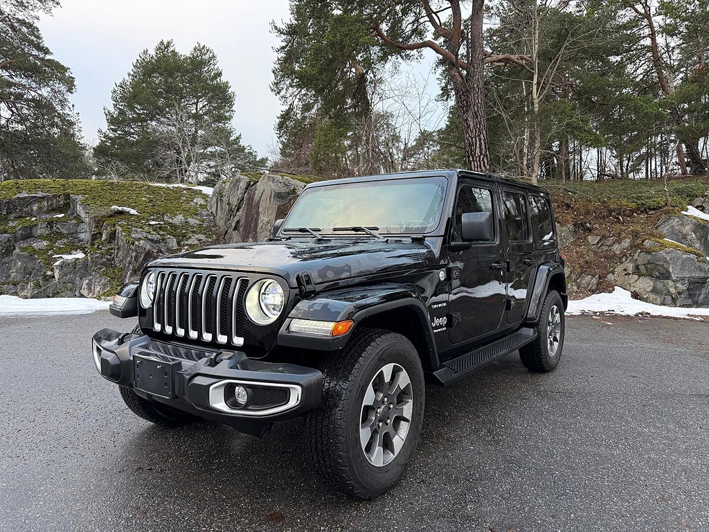 Jeep Wrangler 3.6 V6 AWD Sahara Skinn/Dragkrok/Navi/Alpine