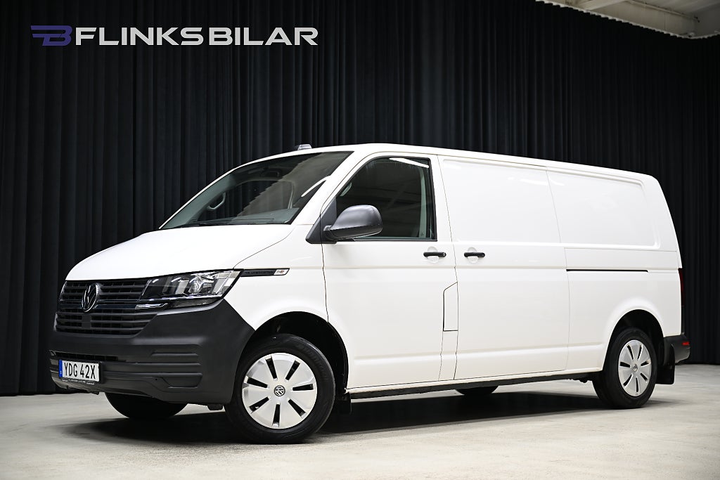 Volkswagen Transporter TDI DSG 150HK L2 Dubbeldörr|Drag|Väramare|Backkamera