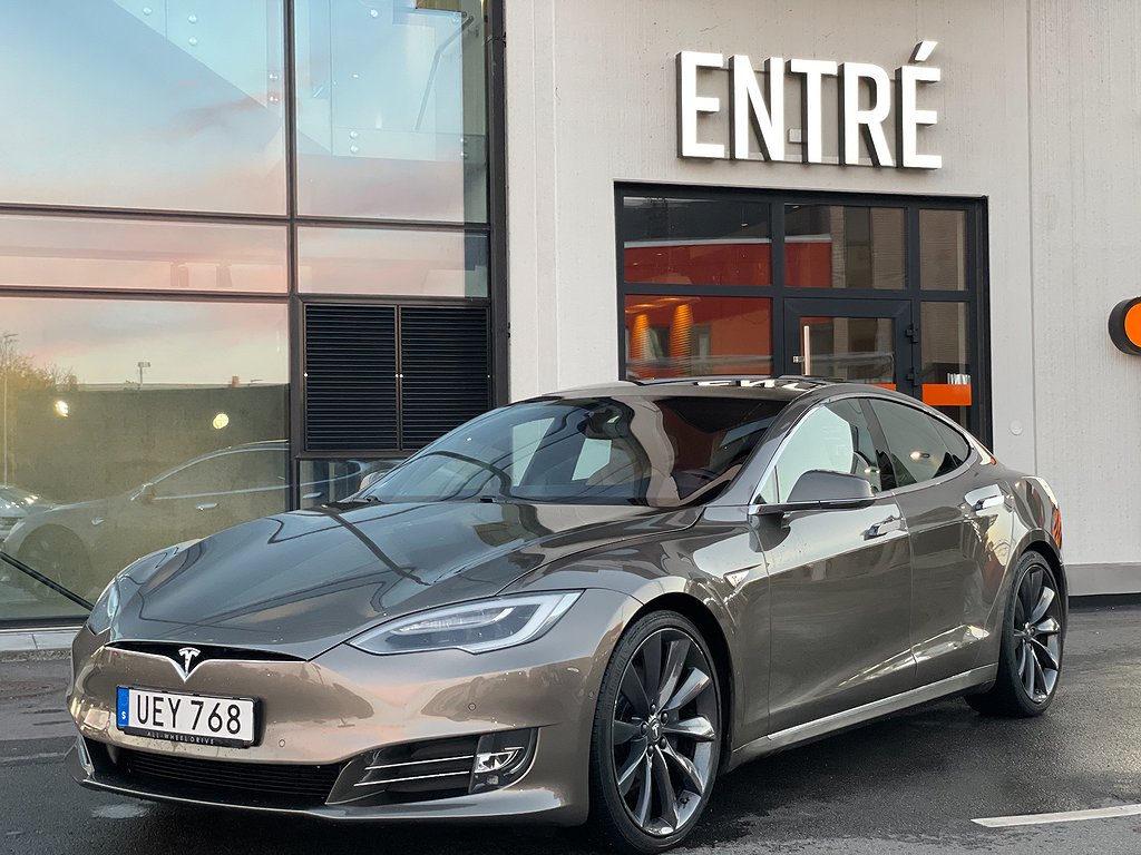Tesla Model S 90D Exclusive+Allt Se Spec*Svensksåld*
