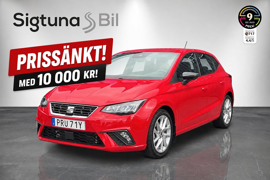 Seat Ibiza *KAMPANJ* 1.0 TSI 110HK DSG7 FR / Cockpit / Sensorer 