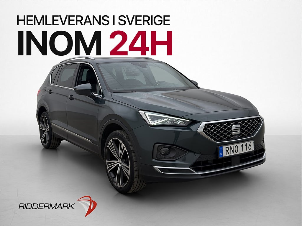 Seat Tarraco 2.0 TDI 4Drive Xcellence 7-sits Pano 360°  Drag