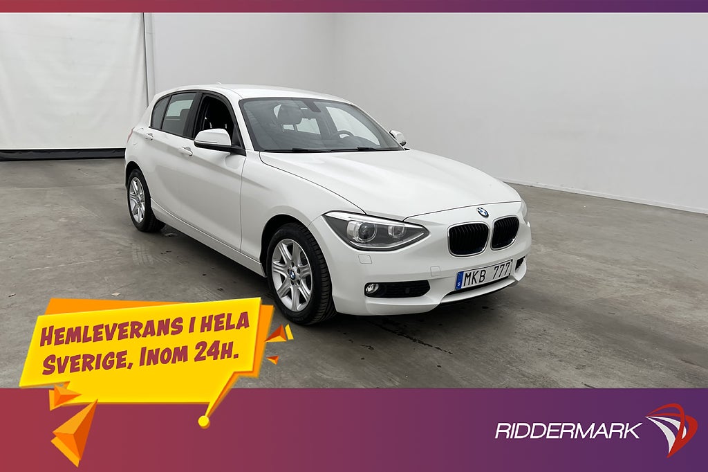 BMW 118 D xDrive 143hk P-Sensorer Bluetooth Farthållare