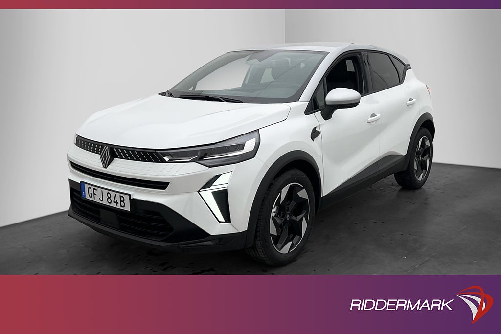 Renault Captur TCe 158hk Kamera CarPlay Sensorer Rattvärme