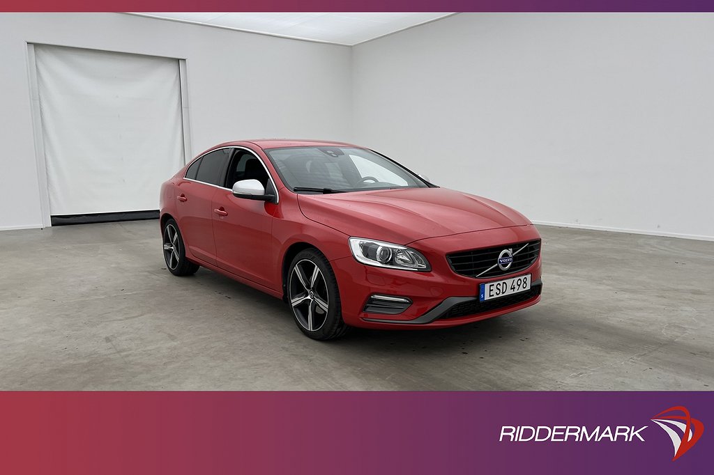 Volvo S60 T3 152hk R-Design VOC Värmare Halvskinn Sensorer