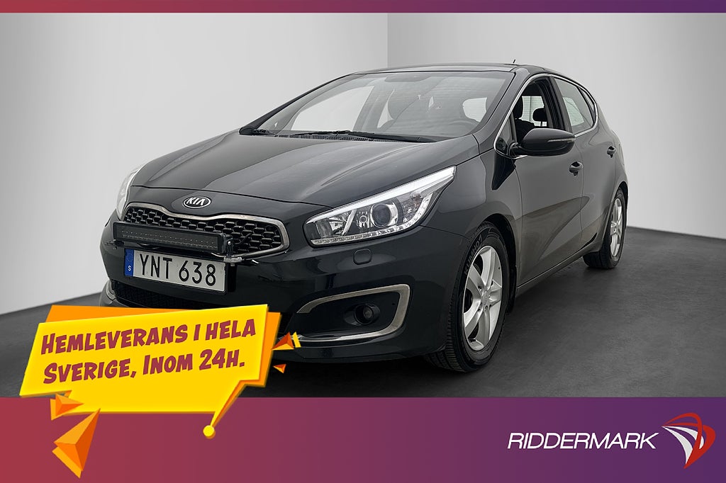 Kia Ceed 1.6 CRDi 136hk M&K-Värmare LED-Ramp P-Sensorer