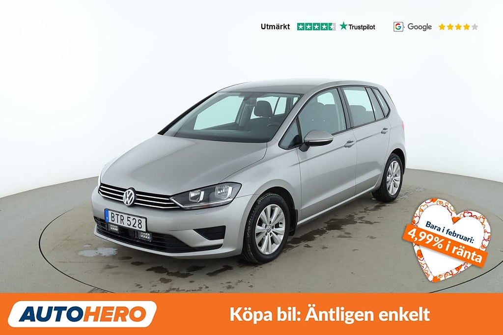 Volkswagen Golf Sportsvan 1.6 TDI / Dragkrok, CarPlay, Backkamera