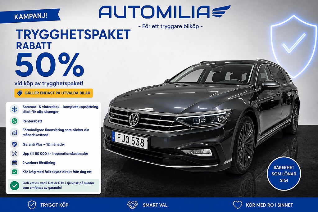 Volkswagen Passat Sportscombi 2.0 TDI 4Motion R-Line, MOMS BIL *KAMPANJ*