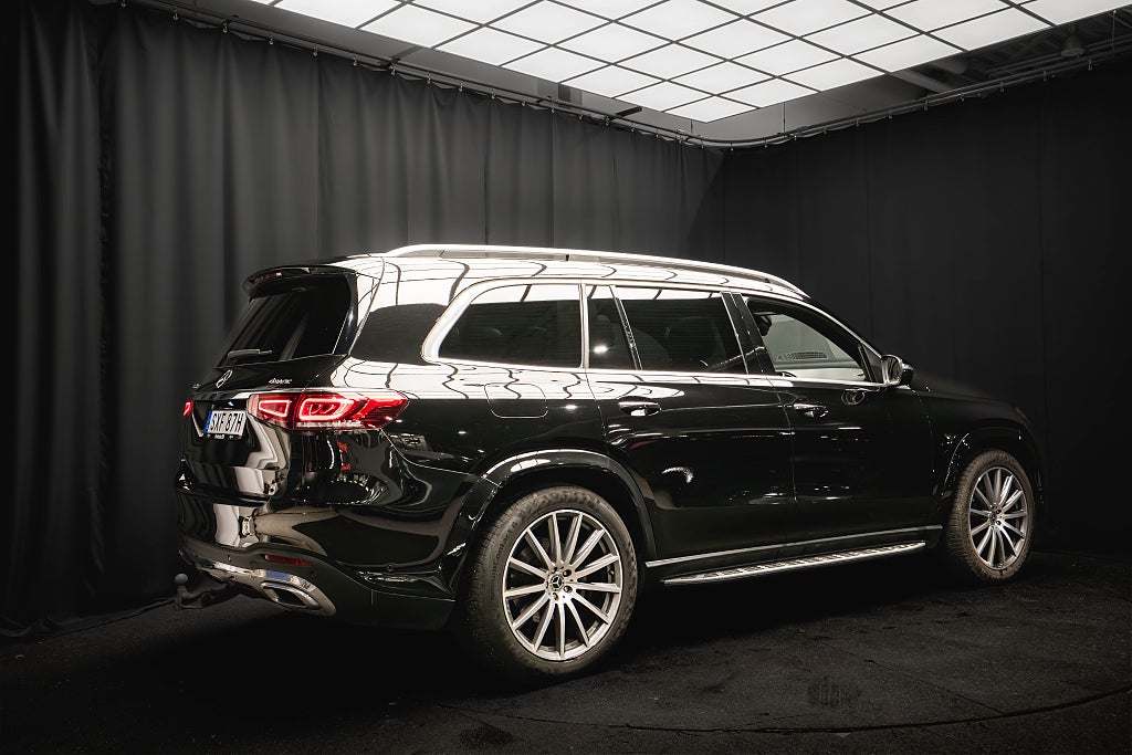 Mercedes-Benz GLS 400 d 4M AMG 7-sits PANO LUFT BUR DRAG HUD 1-ÄGARE MOMS