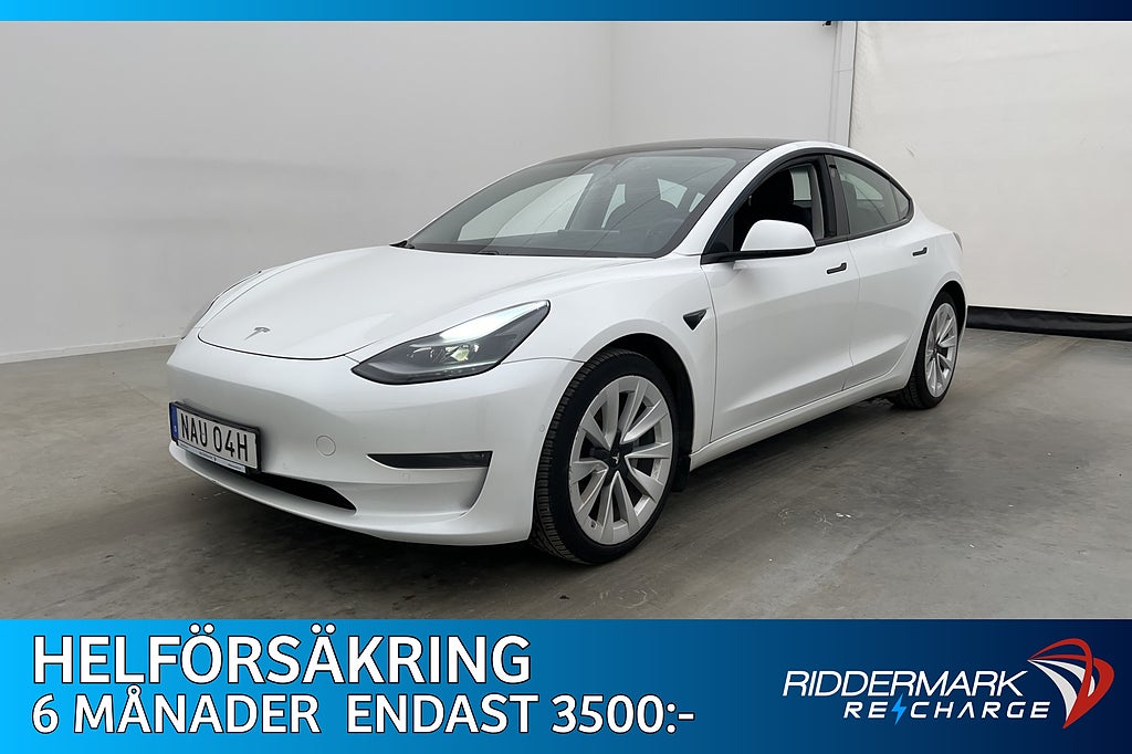 Tesla Model 3 Long Range AWD Uppgraderad AP Dragkrok Sv.Såld