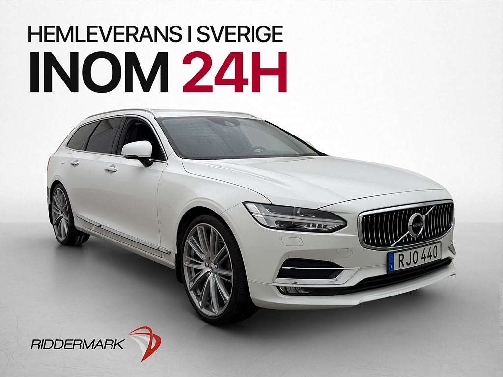 Volvo V90 D4 190hk Inscription Värmare VOC Kamera Skinn