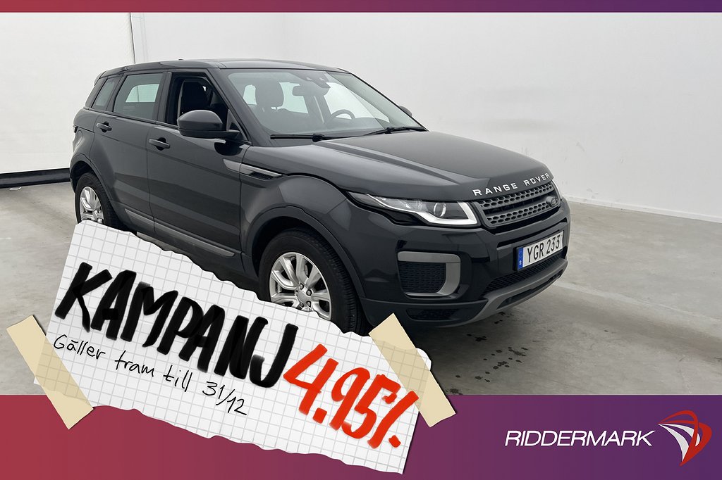 Land Rover Range Rover Evoque TD4 AWD 150hk S 4,95% Ränta