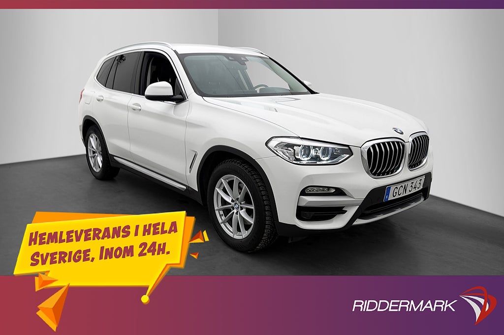 BMW X3 xDrive20i 184hk X-Line Navi Värmare Drag Sportstolar