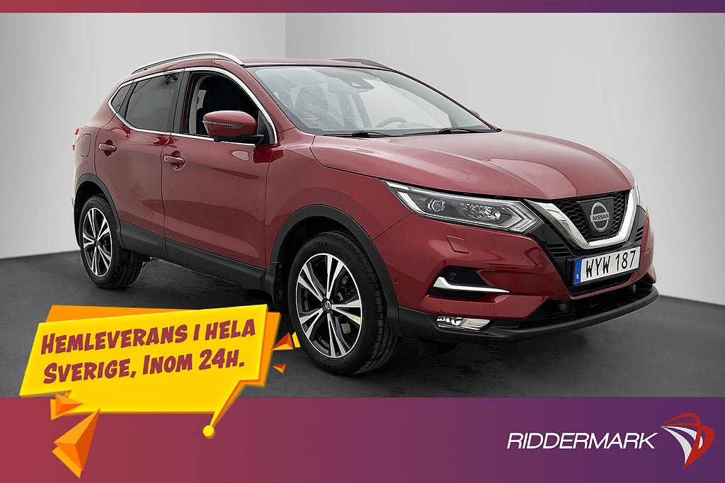 Nissan Qashqai 1.2 DIG-T 115hk Tekna 360° Drag Navi