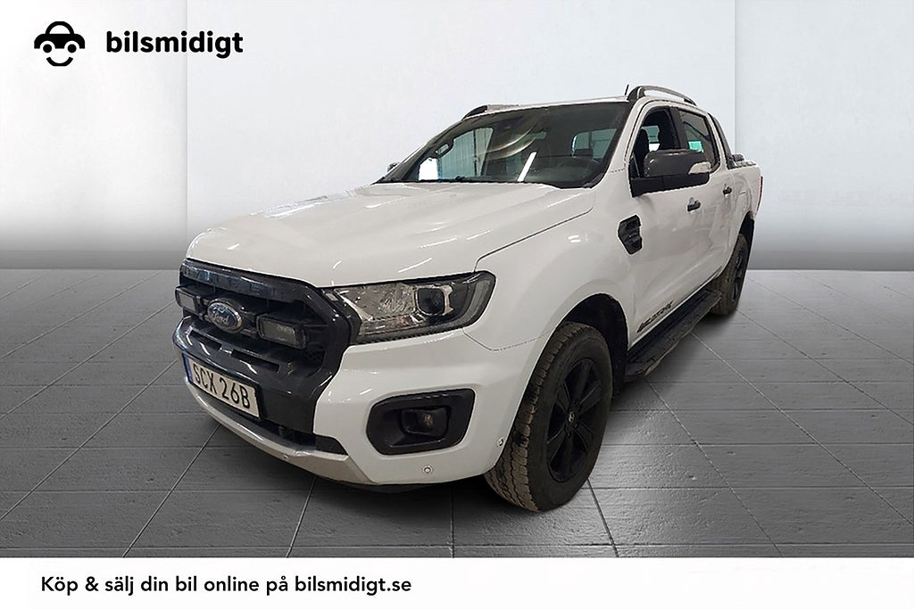 Ford ranger Dubbelhytt 2.0 Bi-Turbo Wildtrak Drag Läder Navi Kamera Flaklock