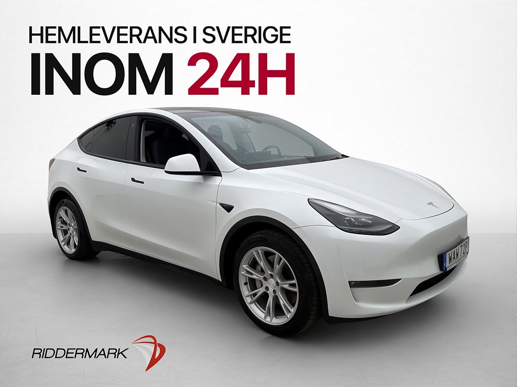 Tesla Model Y Long Range AWD Dragkrok Svensksåld MOMS