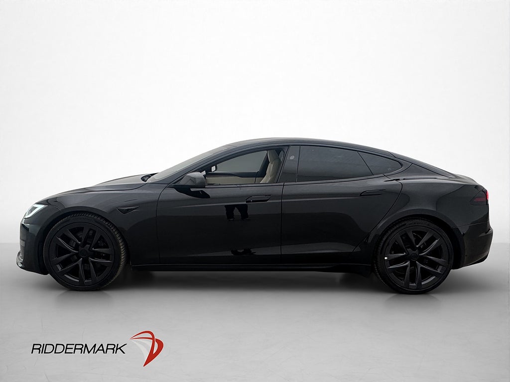 Tesla Model S Long Range AWD 21" Yoke Luftfjädr MOMS