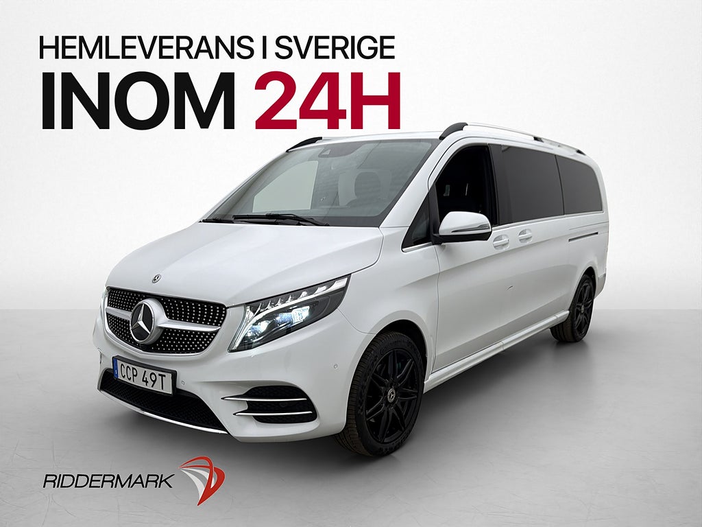 Mercedes-Benz V 300 d X-Lång 4MATIC AMG Värm Drag Skinn Moms