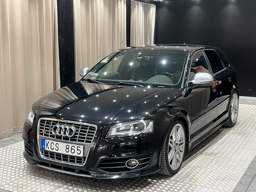 Audi S3 2,0 TFSI Quattro S Tronic 265hk Pano Navi Fullservad