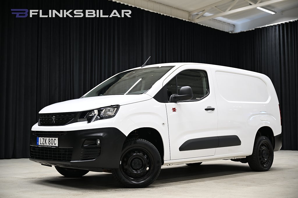 Peugeot Partner 4x4 130HK L2|Inredd|Dubbelgolv|Drag|Värmare|Moms|SeUtr!
