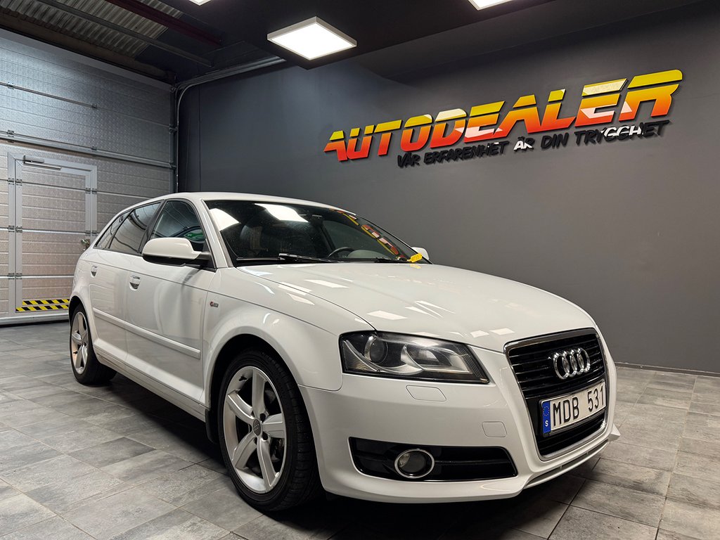 Audi A3 Sportback 2.0 TDI Comfort, S Line Euro 5 (140Hk)