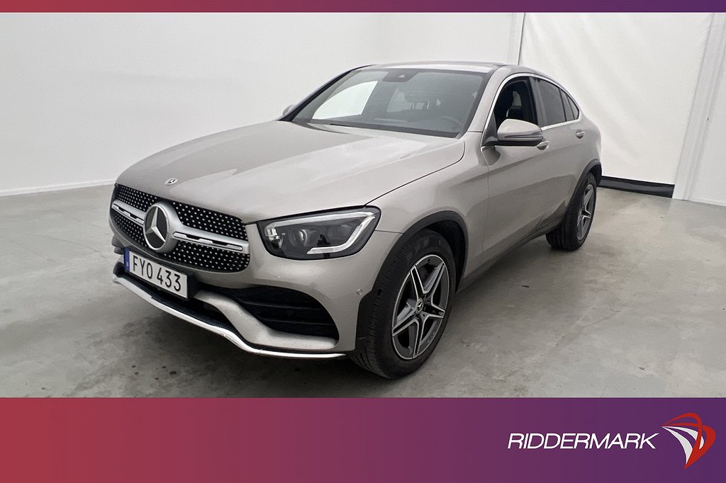 Mercedes-Benz GLC 220 d Coupé 4M AMG Pano P-Värm Kamera Drag