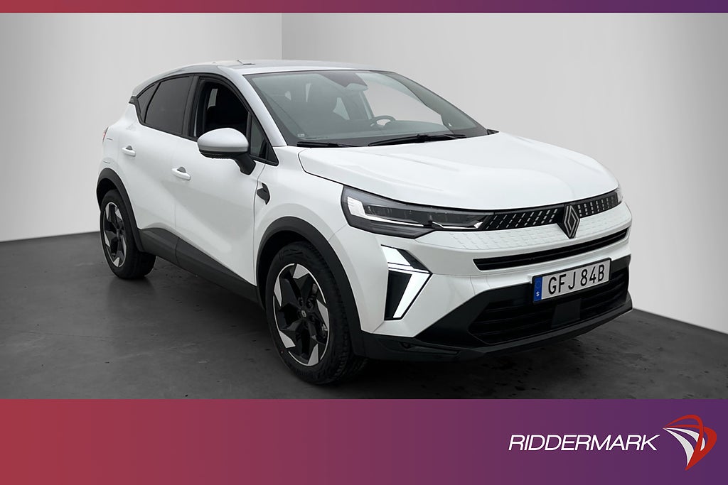 Renault Captur TCe Kamera CarPlay Sensorer Adaptiv Rattvärme