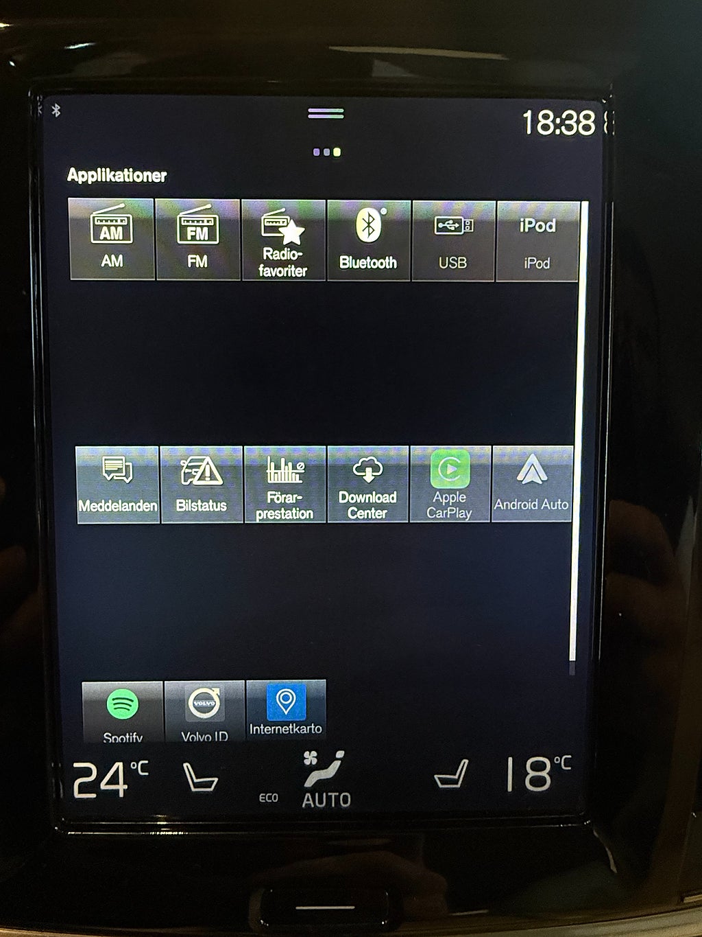 Volvo V90 D3 Kinetic Skinn Gps Drag Ny besiktigad 2 Ägare - miniatyr 20