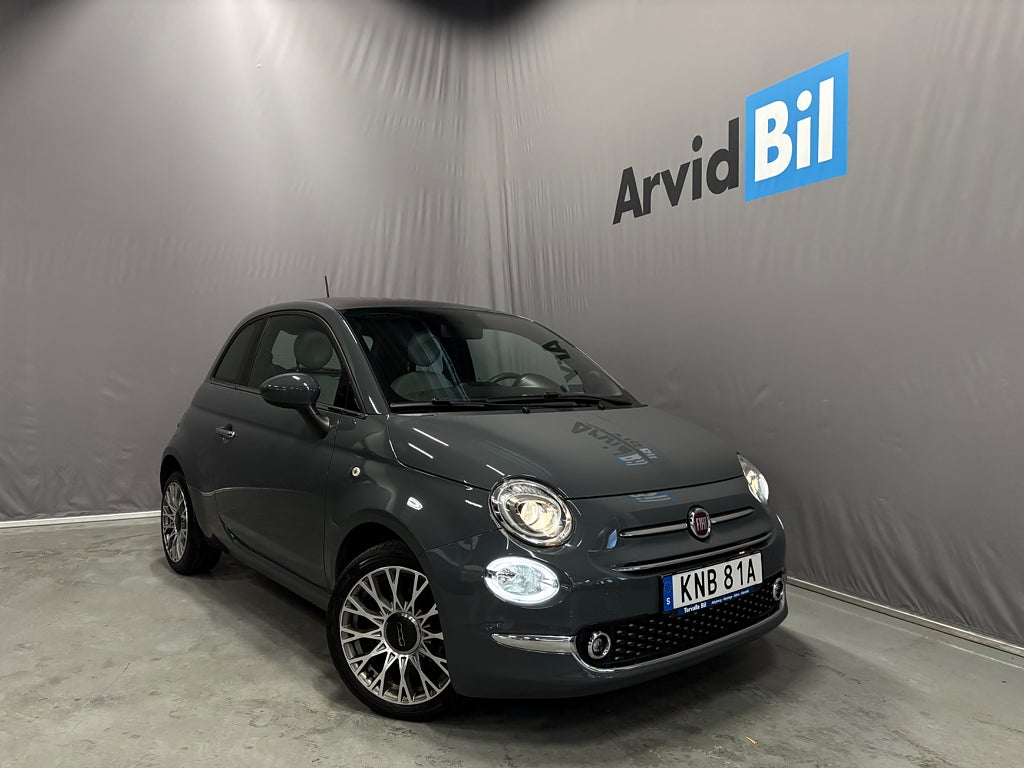 Fiat 500 1.2 8V Dualogic PANO PDC FARTHÅLLARE SKINN BLUETOOTH